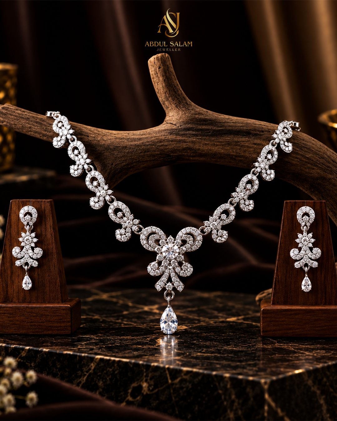 Statement jewellery set from ASJ